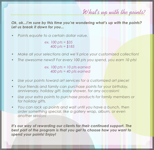 points program information